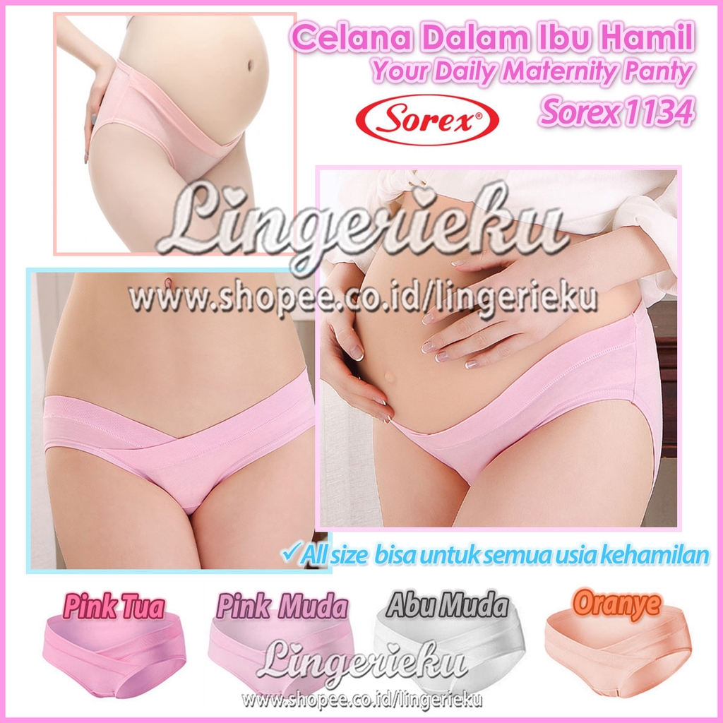 Sorex 1134 CD Celana Dalam Wanita Ibu Hamil Sepinggul Mini Cut All Size Warna Pastel