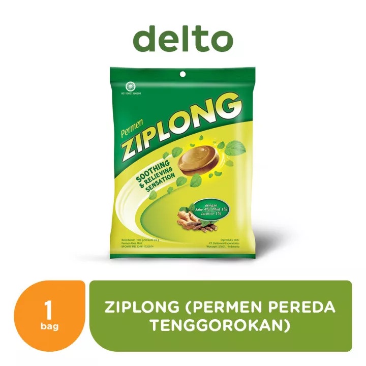 *FRAULEINCO* Ziplong Bag isi 50 - Permen Pereda Tenggorokan