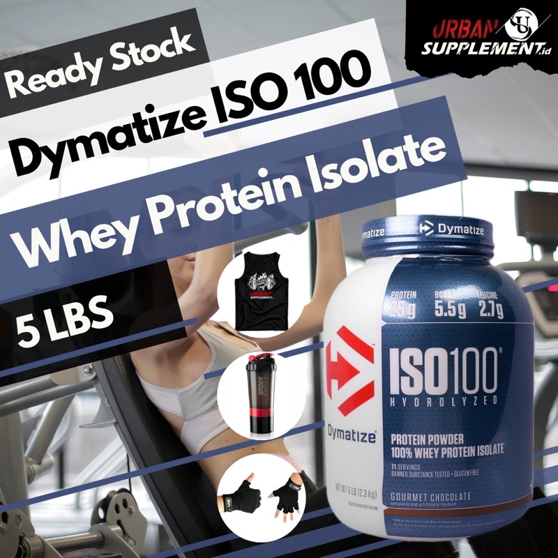 Jual DYMATIZE ISO 100 WHEY PROTEIN ISOLATE 5 LBS Indonesia
