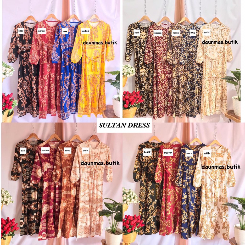 1KG MUAT 4PCS | KALISTA MAXY DRESS RAYON PREMIUM HITS SELEBGRAM FASHION WANITA MUSLIMAH HIJAB