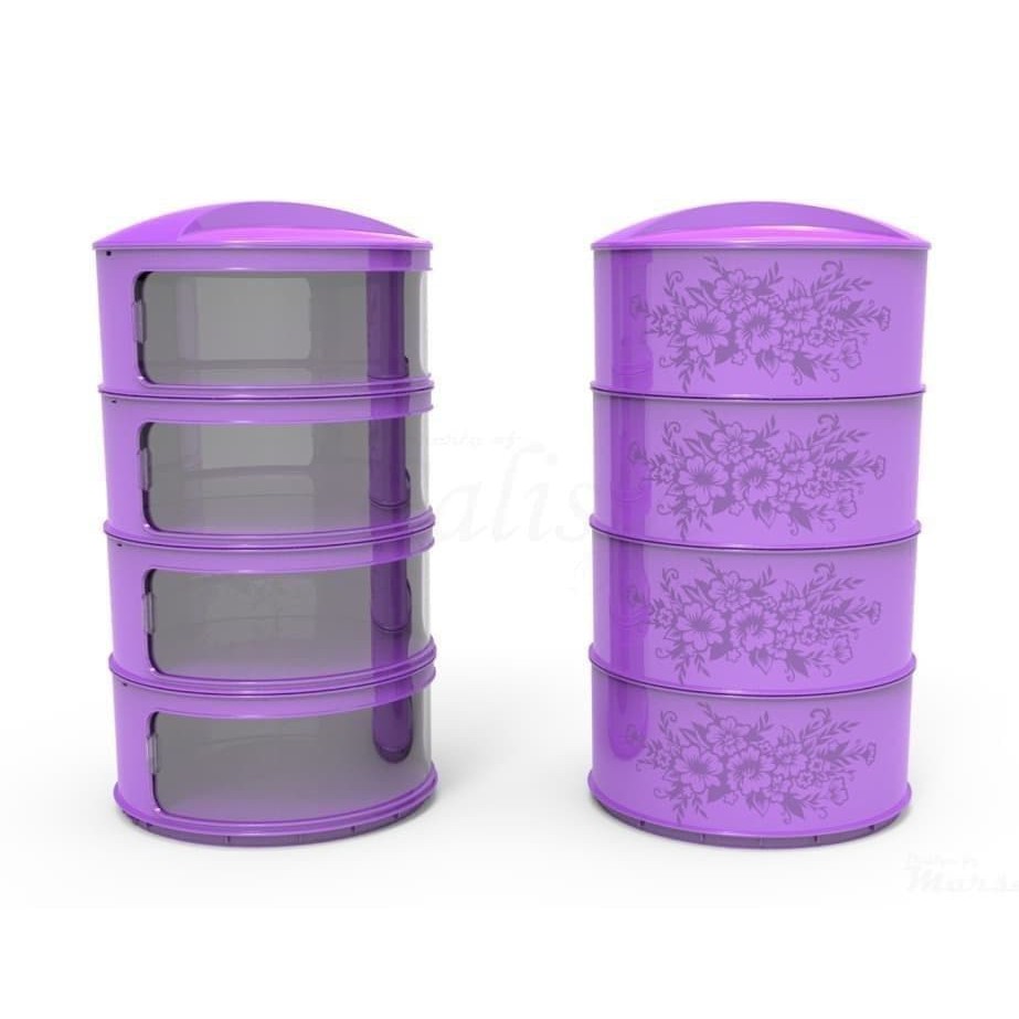 Tedung Saji / Tempat Lauk susun 4 Warna Calista