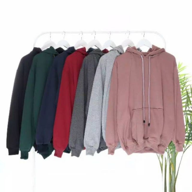 Hoodie Polos Jumbo Big Size BB 40 - 120 KG Jaket Sweater Polos Wanita Premium High Quality