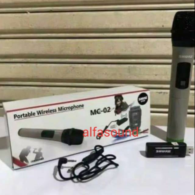 Microphone Wireless Shure MC 02 Single Mic MC02