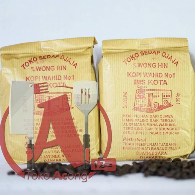 

Kopi Bis Kota 250gr ( ROBUSTA ) / Kopi Wong Hin ASLI Jatinegara NEW