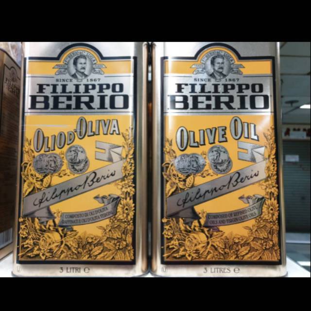 Minyak Olive Oil / Minyak Zaitun Filippo Berio 3 Liter