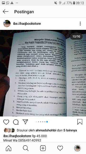 Nasihat abah saat nikah