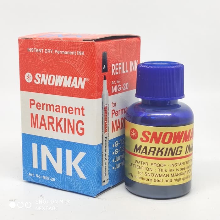 

Update Tinta Spidol Permanen Snowman ( Refill Ink ) Limited