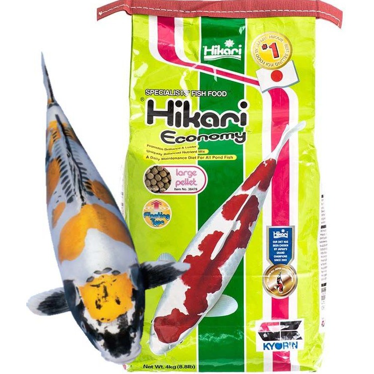 HIKARI ECONOMY 4kg size L / pakan / makanan ikan koi import jepang / fish food / pelet