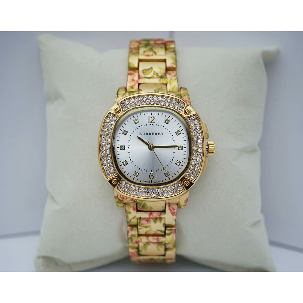 Jam Tangan Wanita Burberry Tali Rantai
