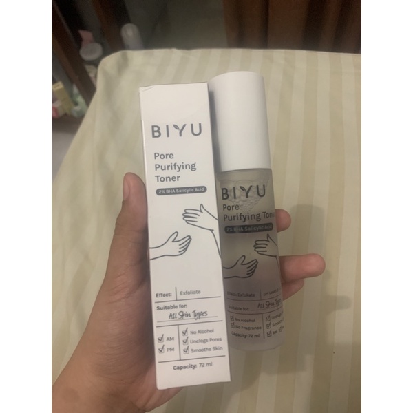 BIYU  Pore Purifying Toner EXFOLIATE TONER AHA BHA PHA BIYU SKIN BIYUSKIN