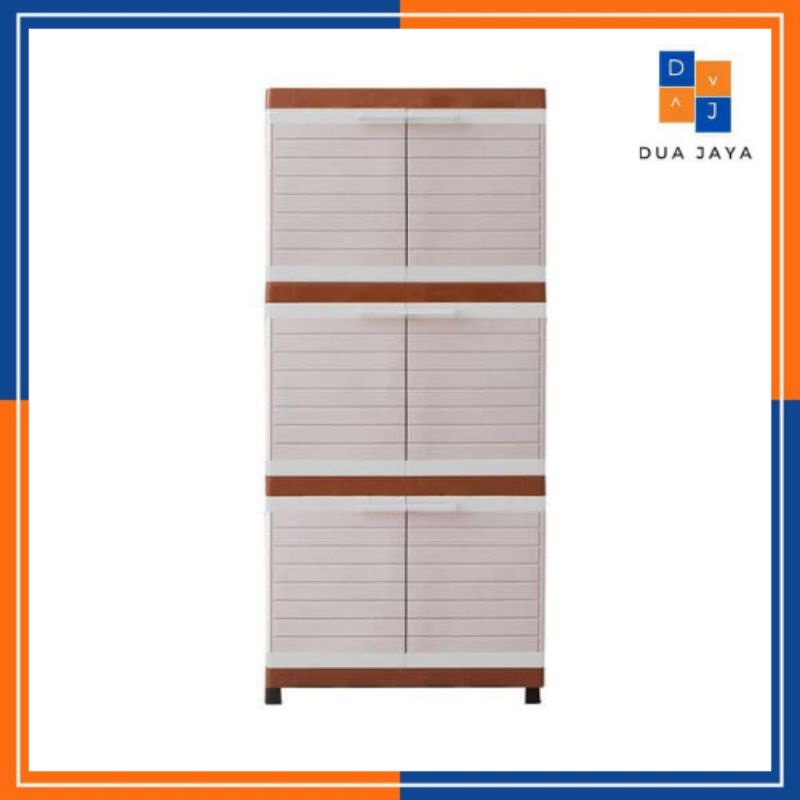 Lemari Plastik Club Mini 3 Susun - Lemari Pakaian Club mini