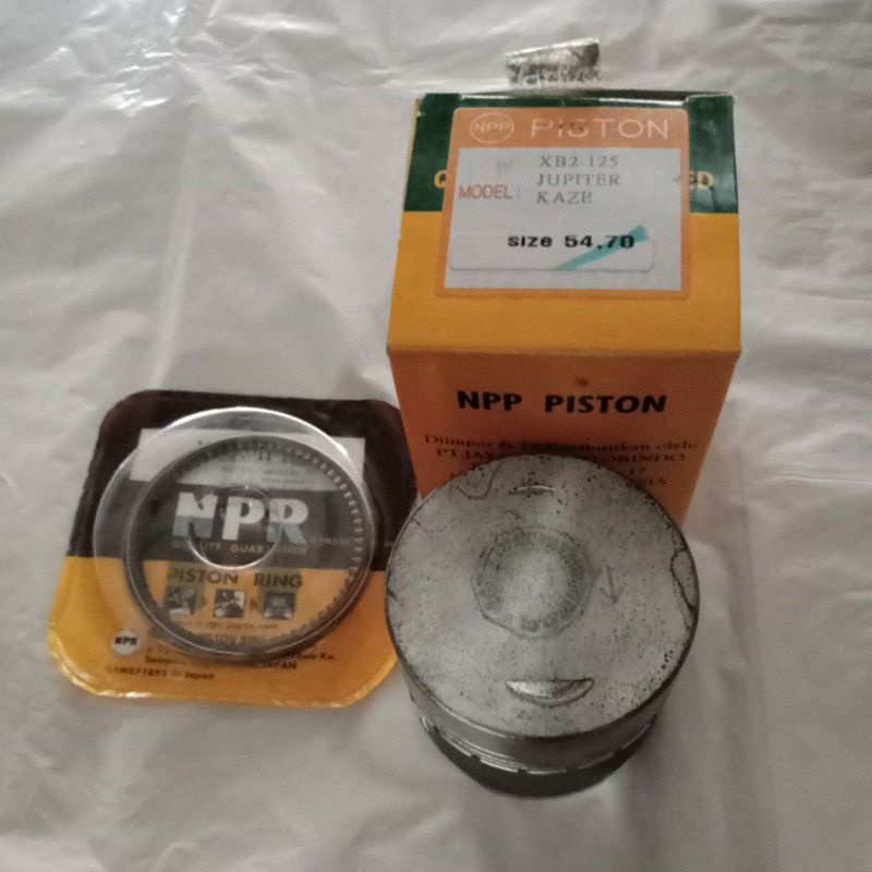 piston set ring piston jupiter kaze 54.70mm mentah pin 13