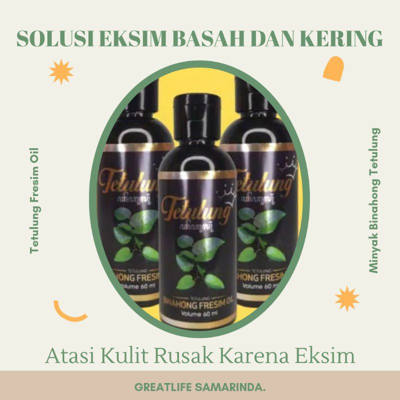 Tetulung FRESIM OIL Minyak Binahong 60ml obat eksim