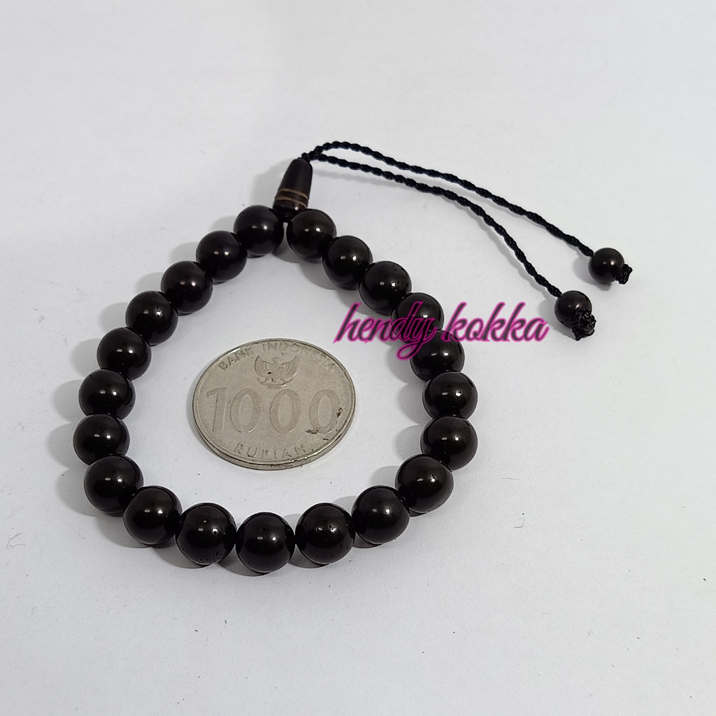 gelang kokka kaukah kaokah bulat 8mm kpl HTM