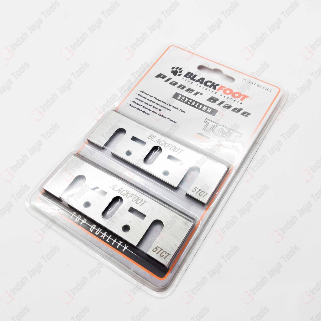 BLACKFOOT TCT Planer Blade 82 mm Mata Serut Kayu Sugu Ketam Pasah