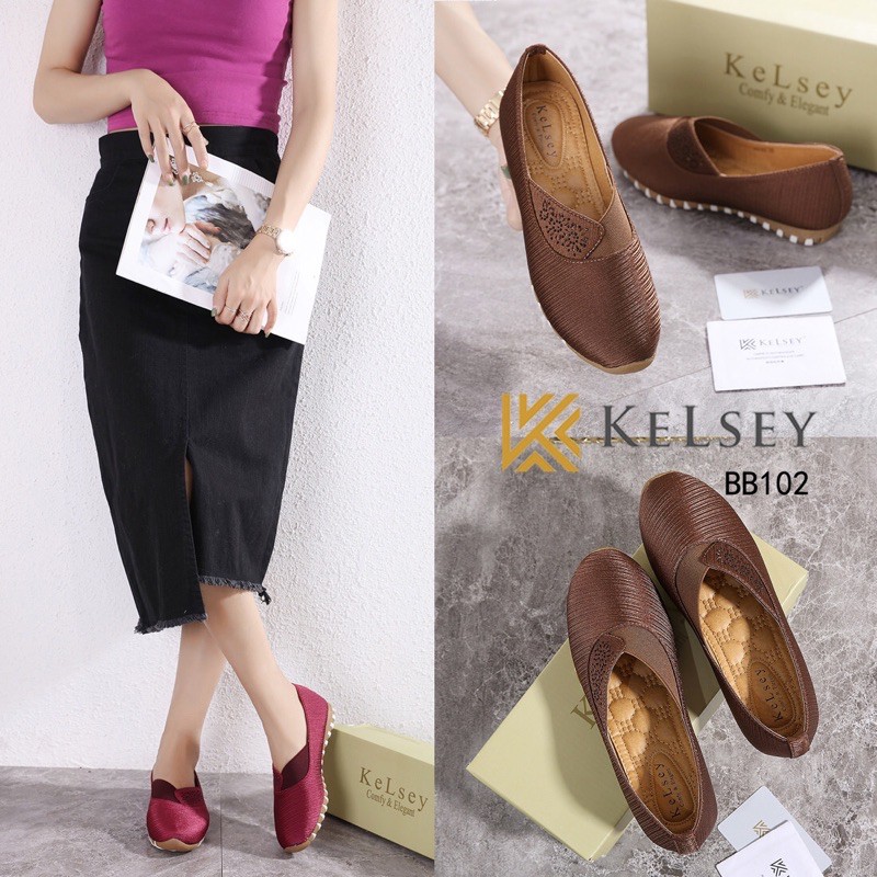 (GRATIS ALAS KAKI) Nicole Sepatu Slip On Wanita Kelsey BB102