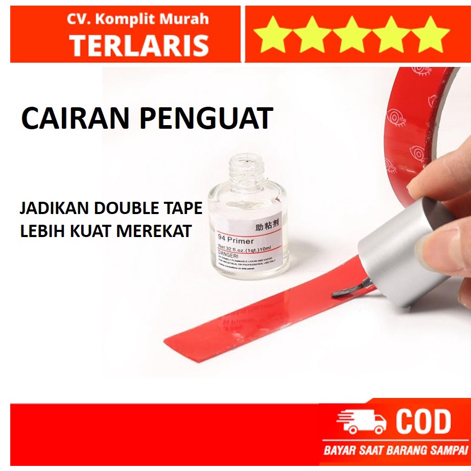 

PROMO G-Tape 94 Cairan Primer Perkuat Lem Adhesive Aid Glue 10ml Cairan Membantu Meningkatkan Lengket Double Tape Foam Untuk Menempel Aksesoris Mobil dan Peralatan Rumah Tangga