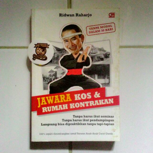 Buku Jawara Kos & Rumah Kontrakan Tanpa Modal dalam 30 Hari - Ridwan Raharjo