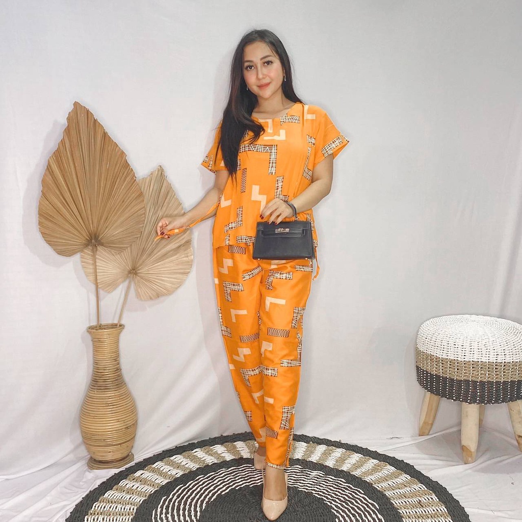 Daster Babydoll Panjang Bali-SET PAN LOLITA MSTAD