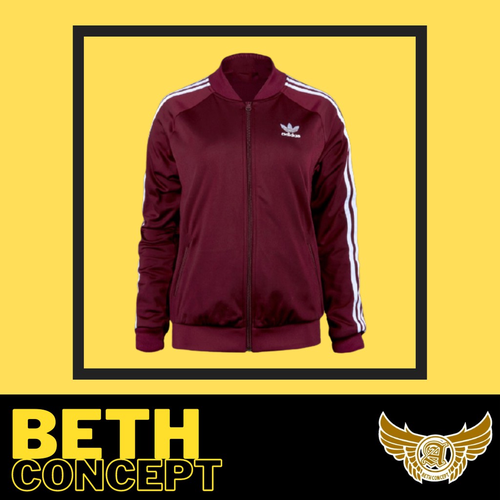 BISA COD / JAKET TRACKTOP / JAKET TRACKTOP FIREBIRD / JAKET CASUAL / ULTRAS (UNISEX) | BETH CONCEPT-MAROON