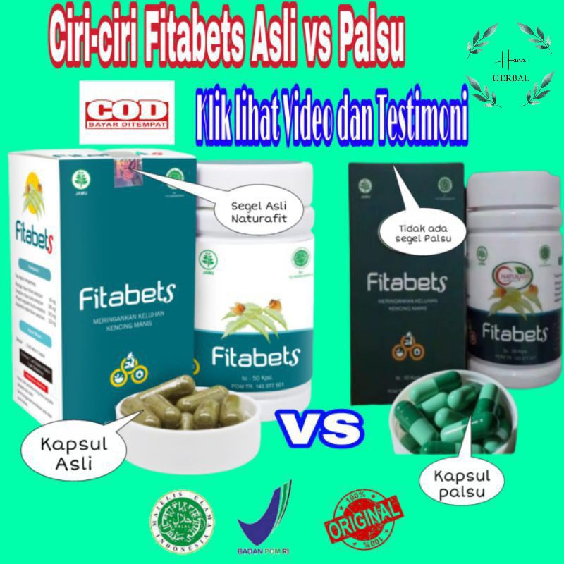 

Fitabets Obat Diabetes Paling Ampuh Herbal