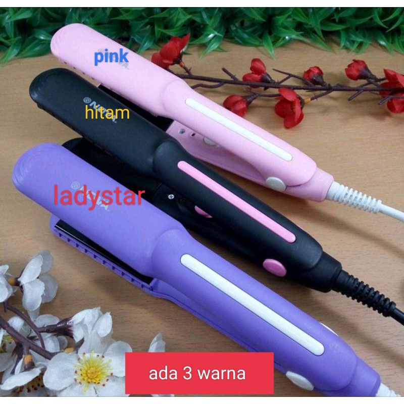 Catokan Wanita Catok Rambut Datar Lurus Ls 8006L Dan Ls 8006G Gerigi Zigzag