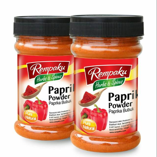 

Paprika Powder / Paprika Bubuk / Premium Quality/ Rempaku / 70 gram