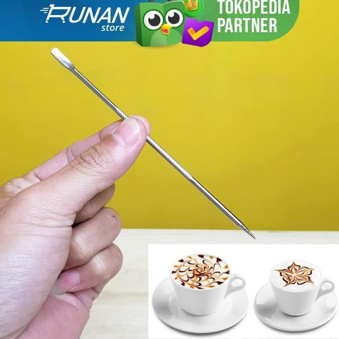 Latte Art Pen Barista Pen Latte Art Cappuccino Alat Kopi Stainless