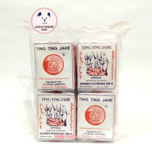 

Sina Permen Jahe Pack Kertas Oleh-Oleh Kembang Gula Permen Jadul Chewy Candy Khas Pasuruan