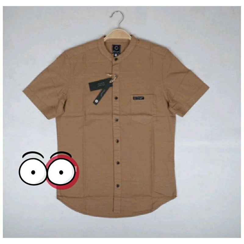 Kemeja Koko / Kemeja Concept Ukuran XL Coklat Muda