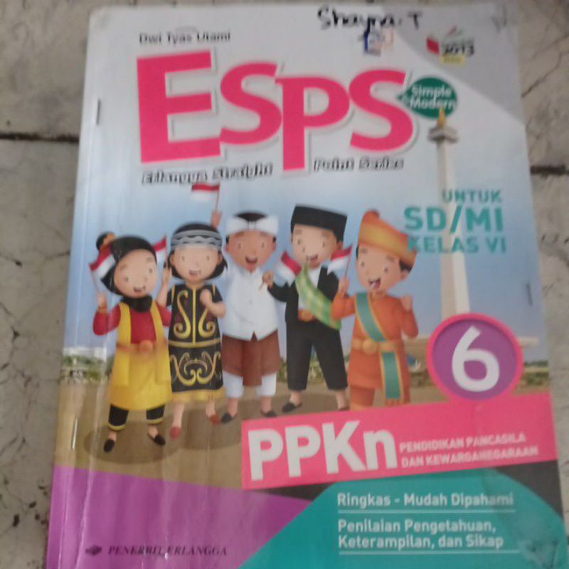 Buku Esps PPKn 6 sd revisi