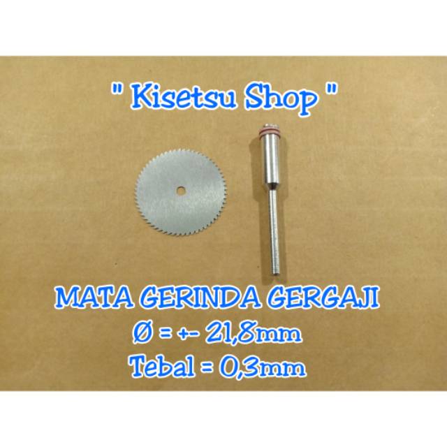 MATA BOR GERINDA POTONG MODEL GERGAJI + AS / MANDREL MINI GRINDER
