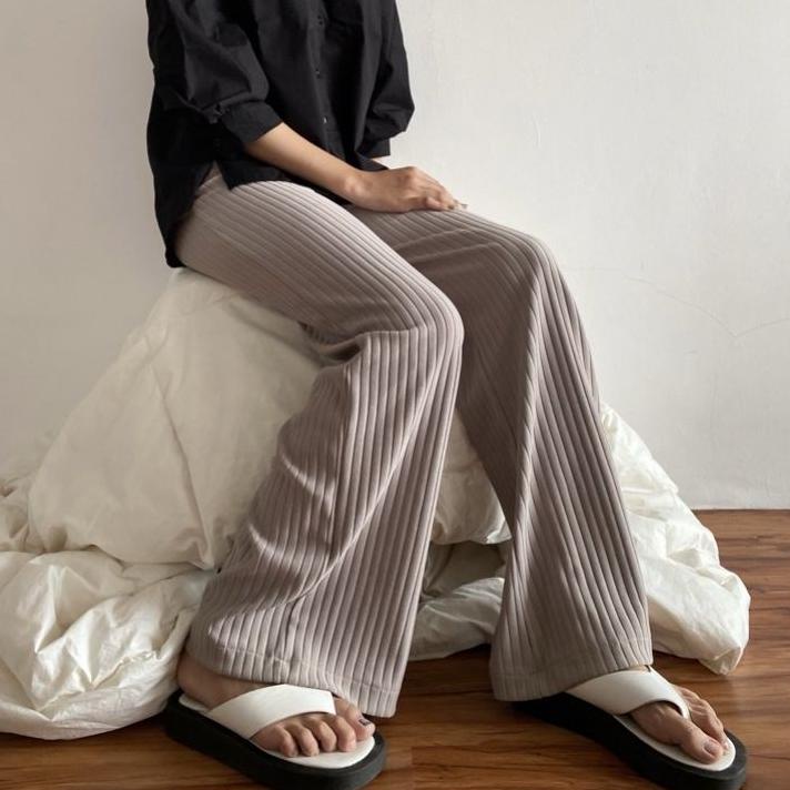 Penjualan Terbanyak.. LYRA PANTS - CELANA KULOT KNIT - CELANA IMPORT