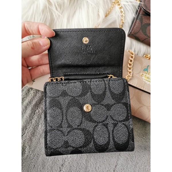 coach mini Wallet ada tali panjang bs untuk Slingbag dompet wanita sling bag mini coach