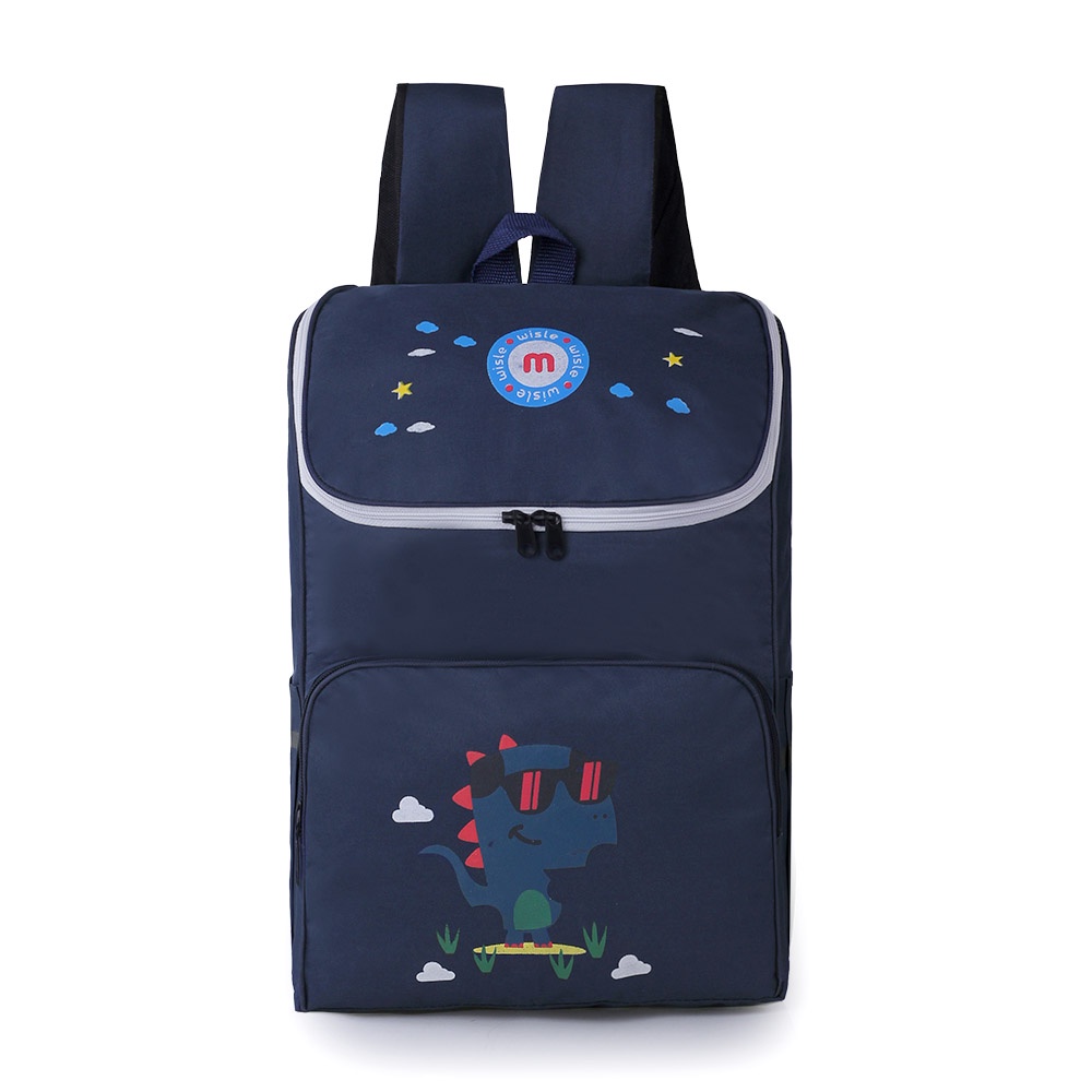 Tas Ransel Anak Sekolah TK SD Karakter Gookids Backpack Warna Biru Navy