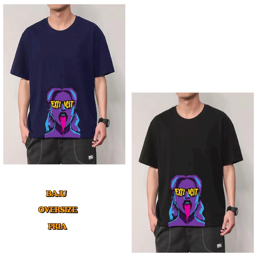 ALIPIO FASHION - BAJU OVERSIZE EXPLICIT / fashion pria / baju pria / keren / terbaru