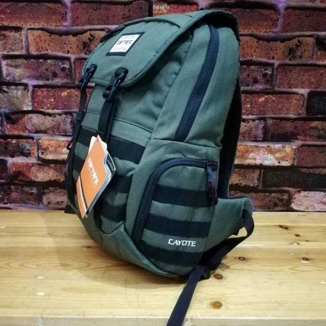 Tas Ransel Cartenz Tactical Backpack Laptop Cayote Original