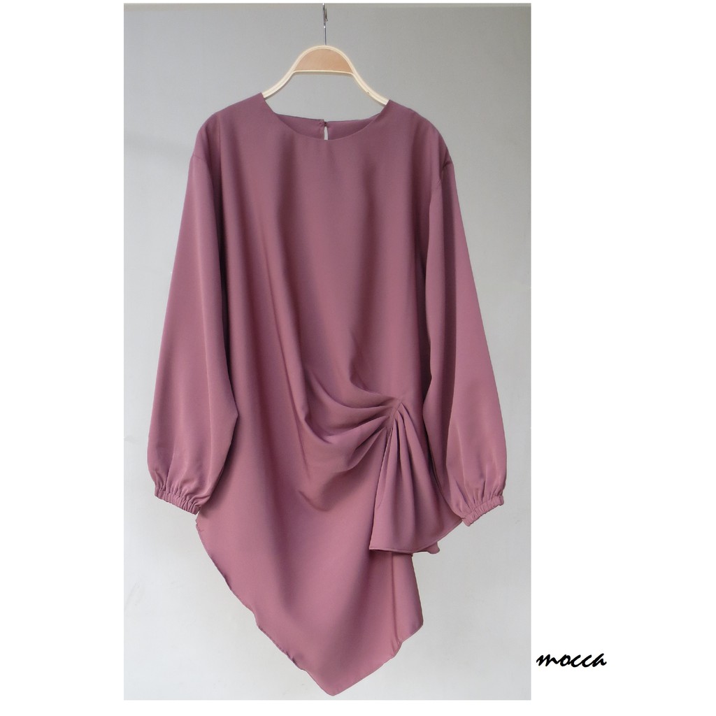 KT1-1282 blouse (miring) jumbo - allsize fit to XXXL LD 118cm P 70 - 95cm - highsofie/shakilla-2