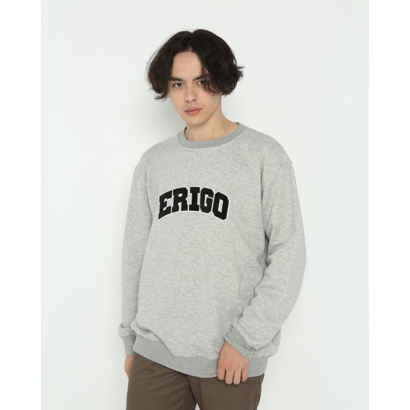 Erigo Crewneck  Apparel Unisex/Sweater Erigo PRIA WANITA/NEW HIJAU ARMY