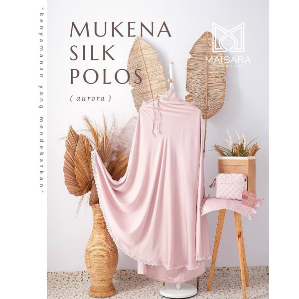 Mukena Silk Lembut Jumbo Maisara/Royale Premium | Polos Aurora