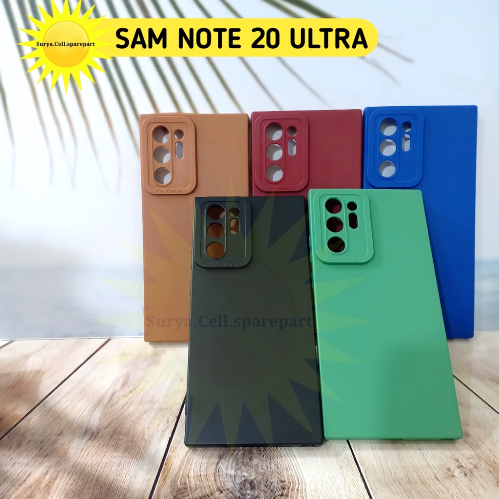 Case Slim Matte Pro Camera Samsung Note 20 Ultra - SC