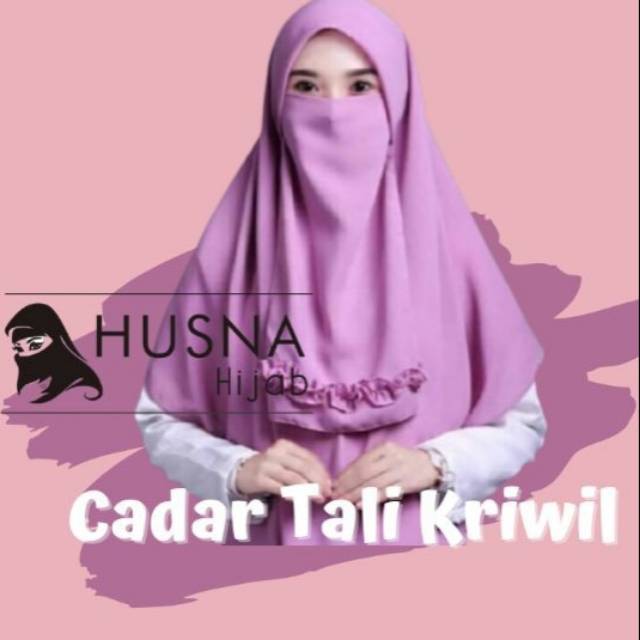 [HUSNA HIJAB] CADAR TALI KRIWIL 2 LAYER / NIQOB TALI KRIWIL 2 LAYER / Cadar Kriwil