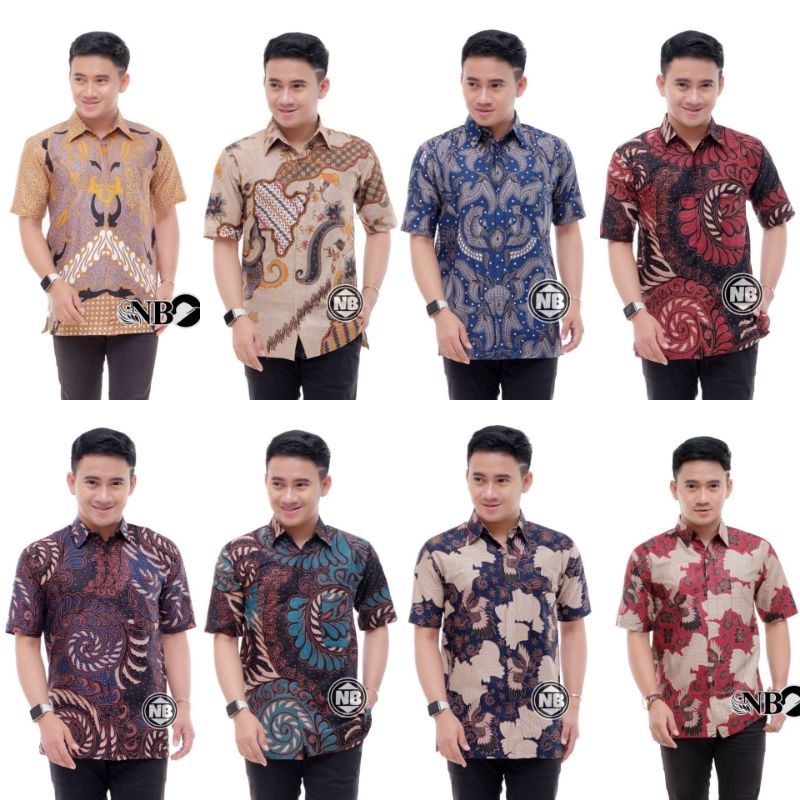 Atasann Batik Pria- Kemeja Pria Batik Lengan pendek