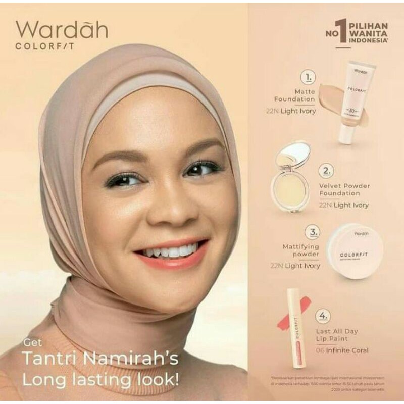 Wardah paket colorfit series