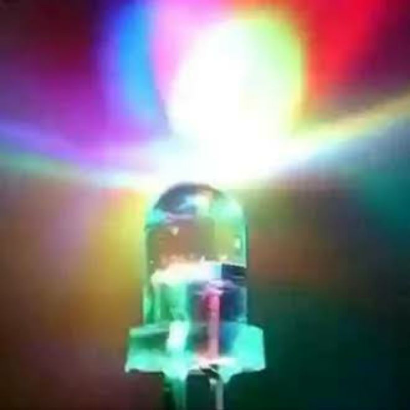 LED RGB 5MM 3WARNA COLOR FUL PLAS KEDIP