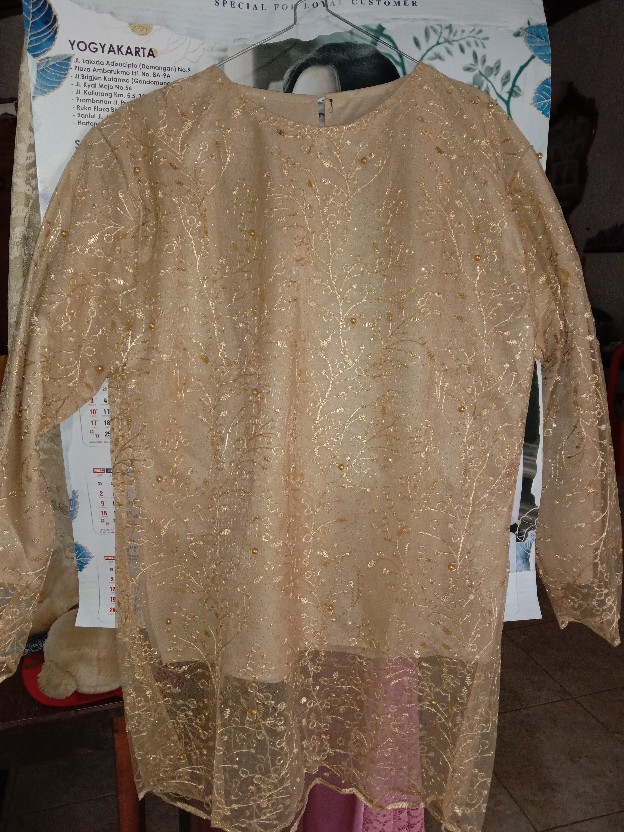 Promo Termurah Ada Anak. Batik Couple Qiona Brocade Free Selendang