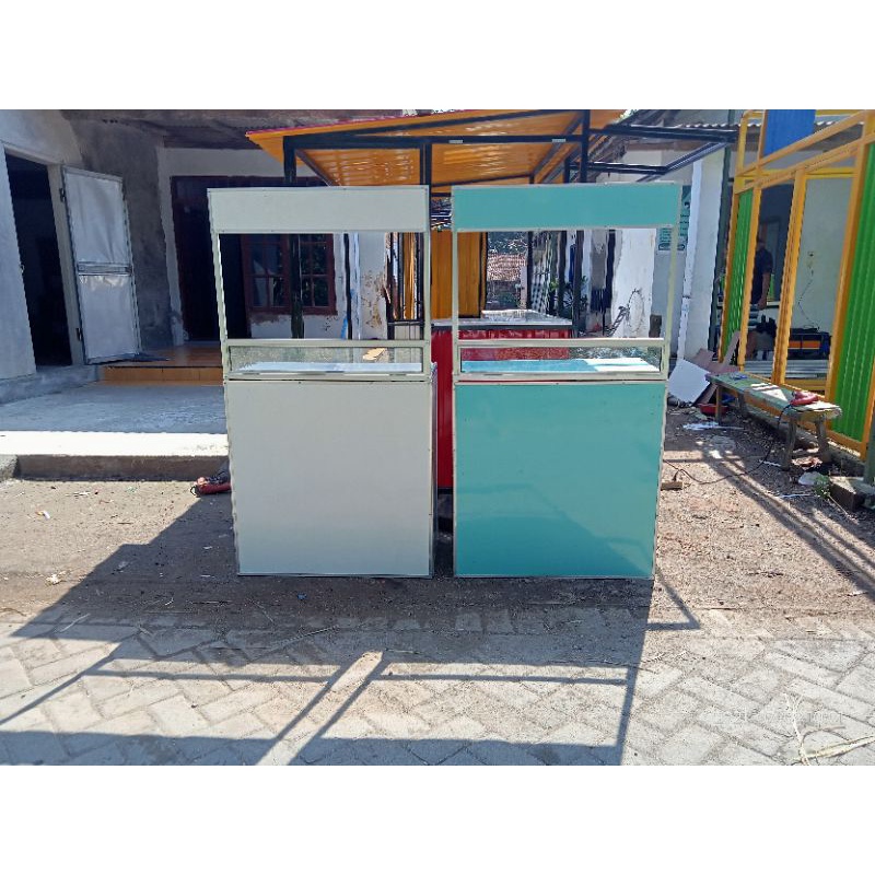 booth portable/gerobak lipat 80x40x150