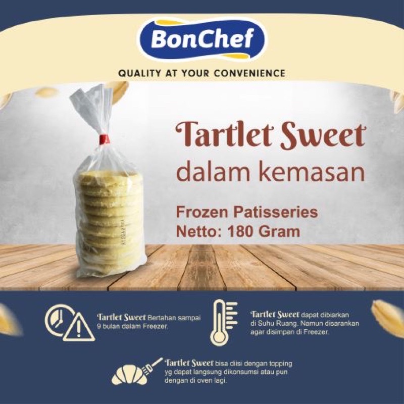 HD Management Mini Tarlet Sweet Bonchef mini 13gr dan tarlet 18gr kulit pie