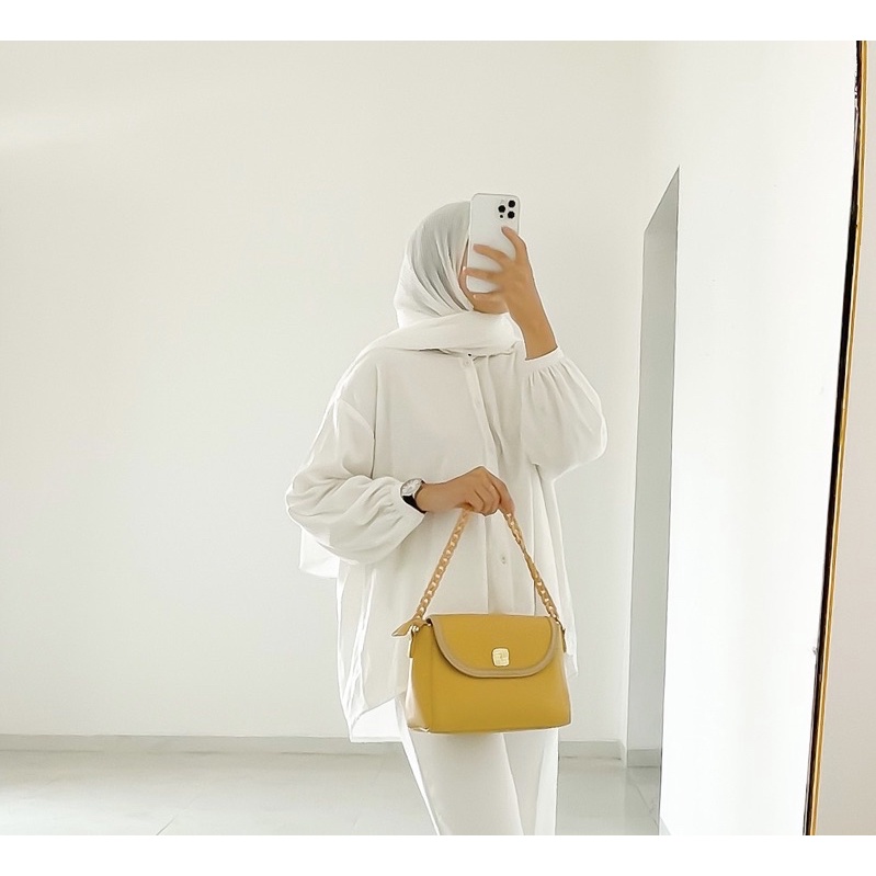 Sheren Oversize | Rayon twill uniqlo premium | warna basic | warna pastel