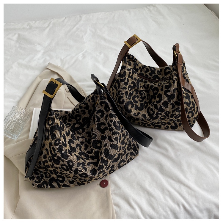 JK 913 1KG MUAT 2PCS TAS SELEMPANG WANITA MOTIF LEOPARD FASHION IMPORT STYLE VINTAGE BAG E6543 T3013 U4429